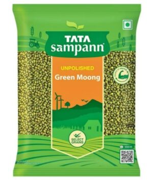 Tata Sampann Unpolished Green Whole Moong 500g